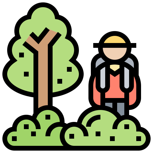 Icon of a person outside created by Eucalyp on Flaticon.com.