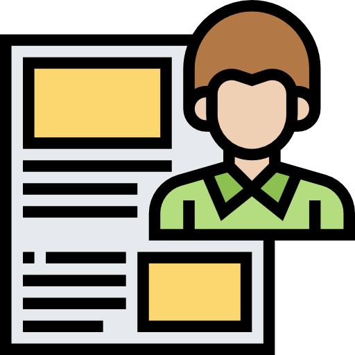 Icon of an HR professional created by Eucalyp on Flaticon.com.
